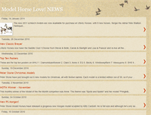 Tablet Screenshot of modelhorselovenews.blogspot.com