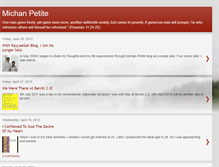 Tablet Screenshot of michanpetite.blogspot.com