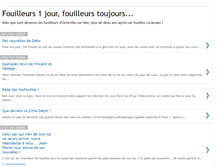 Tablet Screenshot of fouilleursdavant.blogspot.com