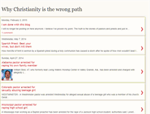 Tablet Screenshot of answeringchristians.blogspot.com