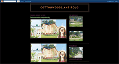 Desktop Screenshot of cottonwoodsantipolo.blogspot.com