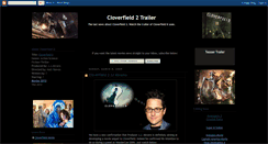 Desktop Screenshot of cloverfield-2-movie-trailer.blogspot.com