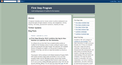 Desktop Screenshot of firststepprogram.blogspot.com
