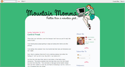 Desktop Screenshot of mommountain.blogspot.com
