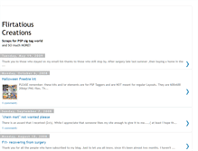 Tablet Screenshot of flirtatiouscreations.blogspot.com
