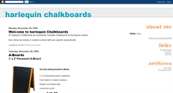 Desktop Screenshot of harlequin-chalkboards.blogspot.com