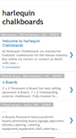 Mobile Screenshot of harlequin-chalkboards.blogspot.com