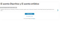 Tablet Screenshot of acentodiacriticoyenfatico.blogspot.com