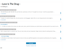 Tablet Screenshot of loveisthedrug190.blogspot.com