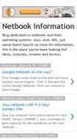 Mobile Screenshot of netbookinformation.blogspot.com