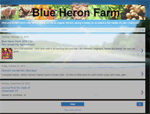 Tablet Screenshot of blueheronfarm-vt.blogspot.com