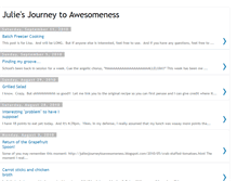 Tablet Screenshot of juliesjourneytoawesomeness.blogspot.com