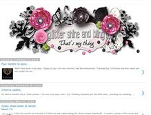 Tablet Screenshot of glittershineandbling.blogspot.com