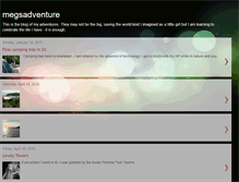 Tablet Screenshot of megsbigadventure.blogspot.com
