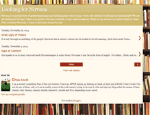 Tablet Screenshot of lookingfornirvana.blogspot.com
