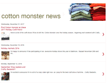 Tablet Screenshot of cottonmonster.blogspot.com