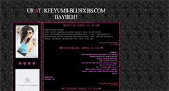 Desktop Screenshot of keeyumii-blurx.blogspot.com