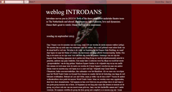 Desktop Screenshot of introdans.blogspot.com