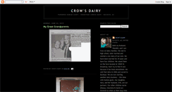 Desktop Screenshot of crowsdairy.blogspot.com