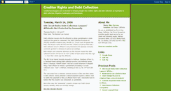 Desktop Screenshot of creditorlaw.blogspot.com