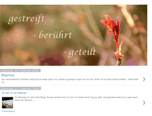 Tablet Screenshot of gestreift-beruehrt-geteilt.blogspot.com