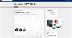 Desktop Screenshot of epeckerspcworld.blogspot.com