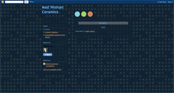 Desktop Screenshot of madwomanceramics.blogspot.com