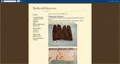 Desktop Screenshot of medievalgloves.blogspot.com