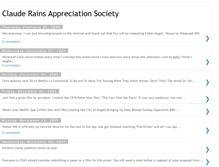 Tablet Screenshot of clauderainsappreciationsociety.blogspot.com