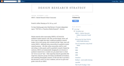 Desktop Screenshot of designresearchstrategy.blogspot.com