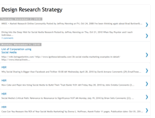 Tablet Screenshot of designresearchstrategy.blogspot.com