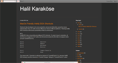 Desktop Screenshot of halilkarakose.blogspot.com