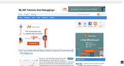 Desktop Screenshot of mywptuts.blogspot.com