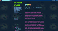 Desktop Screenshot of laucastroarango.blogspot.com