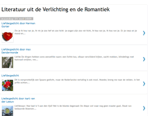 Tablet Screenshot of literatuurverlichtingenromantiek.blogspot.com