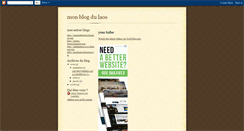Desktop Screenshot of monbloglaos.blogspot.com