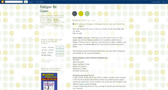 Desktop Screenshot of adrenal-fatigue-begone.blogspot.com
