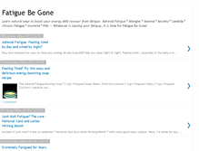 Tablet Screenshot of adrenal-fatigue-begone.blogspot.com