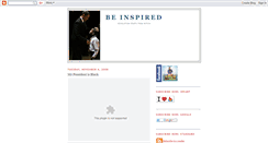Desktop Screenshot of inspiredbyobama.blogspot.com