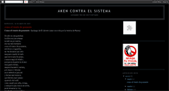 Desktop Screenshot of akencontraelsistema.blogspot.com