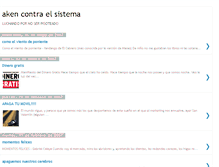 Tablet Screenshot of akencontraelsistema.blogspot.com