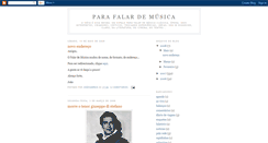 Desktop Screenshot of falardemusica.blogspot.com