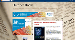 Desktop Screenshot of outriderbooks.blogspot.com
