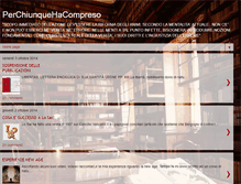 Tablet Screenshot of perchiunquehacompreso.blogspot.com