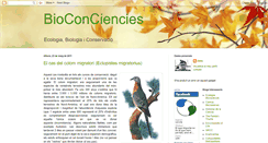 Desktop Screenshot of bioconciencies.blogspot.com