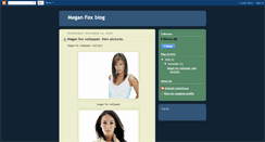 Desktop Screenshot of meganfoxbloglearnwfg.blogspot.com