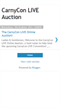 Mobile Screenshot of carnyconliveauction.blogspot.com