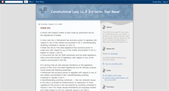 Desktop Screenshot of constitutionallaw2006.blogspot.com
