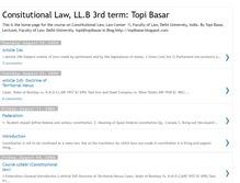 Tablet Screenshot of constitutionallaw2006.blogspot.com