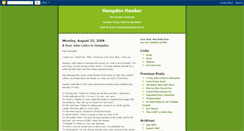 Desktop Screenshot of hampdenhawker.blogspot.com